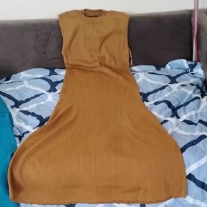 Banana Republic Sleeveless Brown Maxi Dress